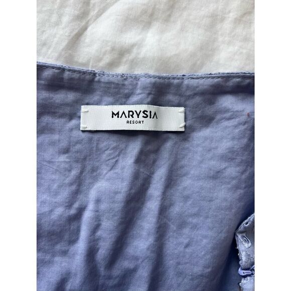 MARYSIA RESORT PURPLE LACE UP DRESS WITH SHELLS SIZE SMALL - Picture 3 of 5